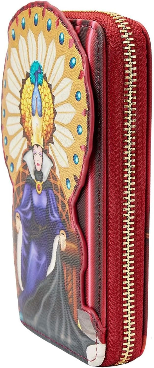 Loungefly Disney Snow White Evil Queen Throne Zip-Around Wallet-3