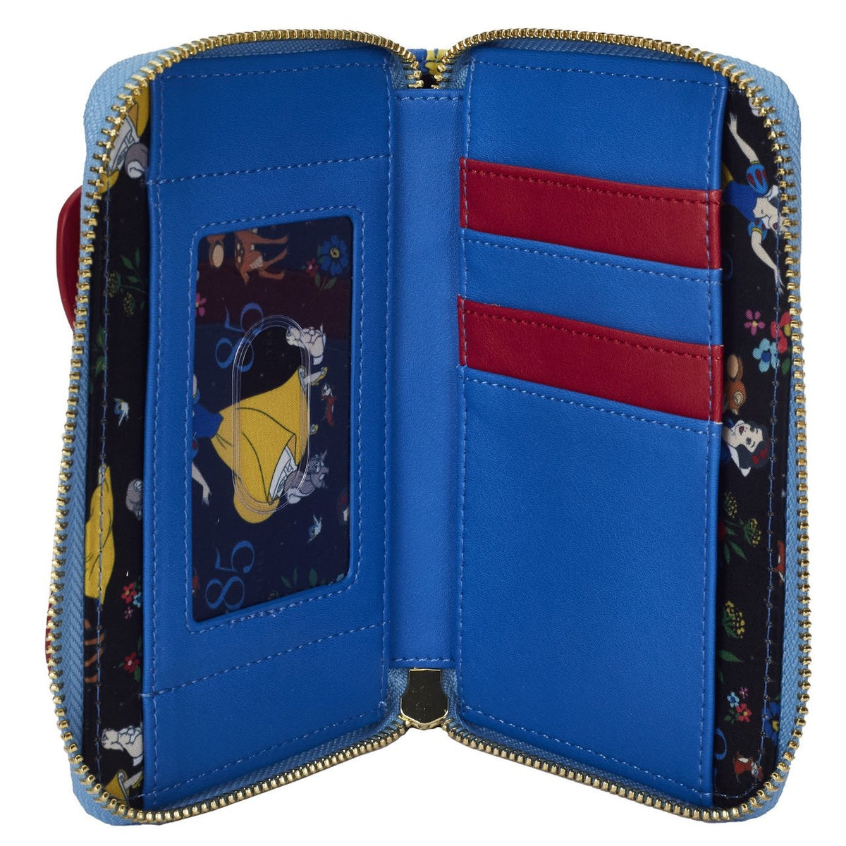 Loungefly Disney Snow White Cosplay Bow Zip-Around Wallet