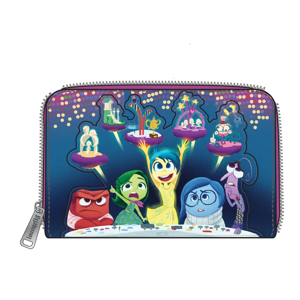 Loungefly Disney Pixar Inside Out Control Panel Zip-Around Wallet