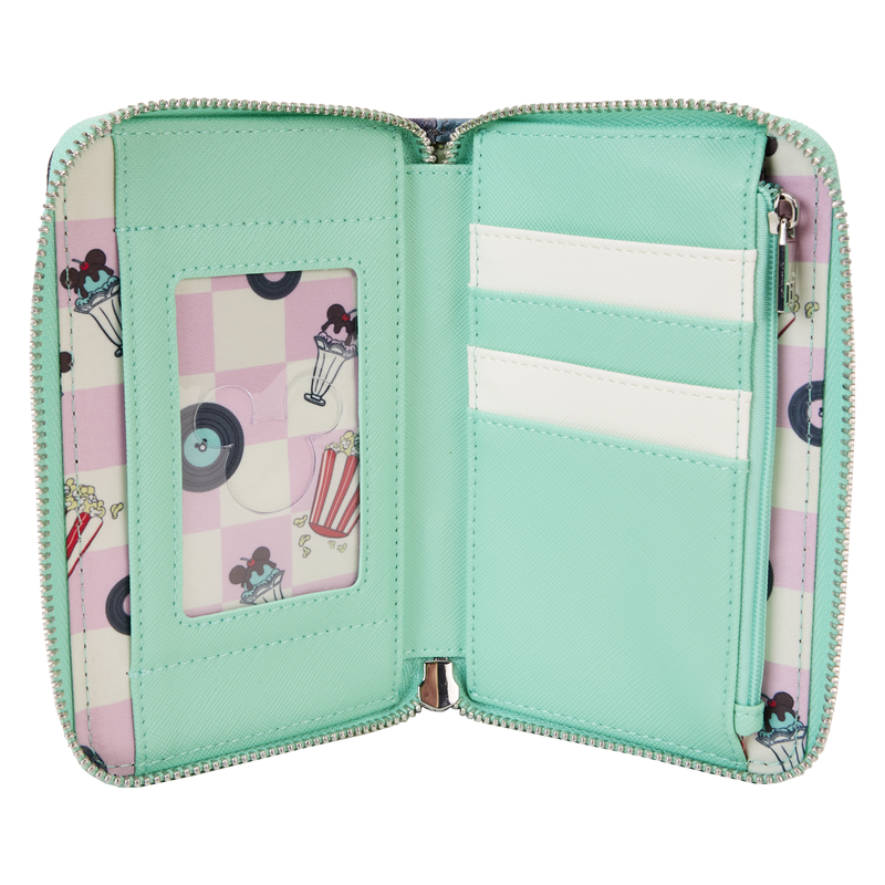 Loungefly Mickey & Minnie Date Night Drive-In Zip Around Wallet-zoom-2