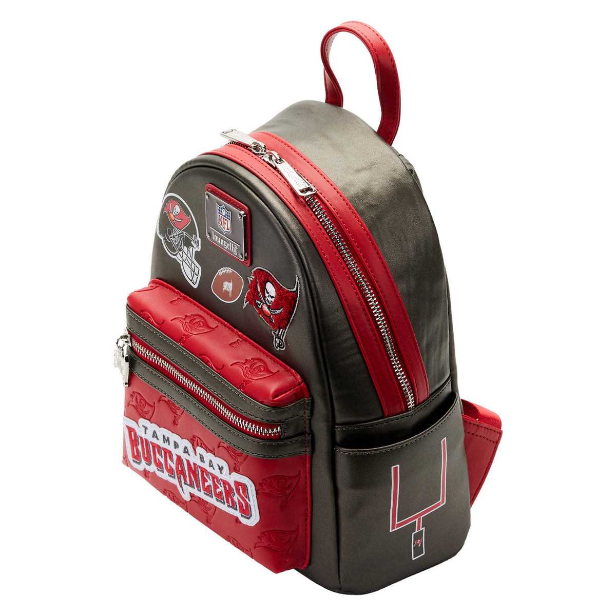Loungefly NFL Tampa Bay Buccaneers Patches Mini Backpack-5