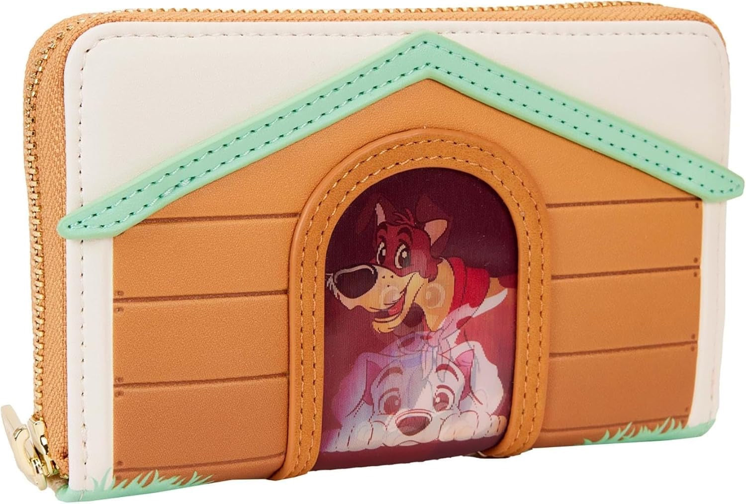 Loungefly Disney I Heart Disney Dogs Triple Lenticular Zip-Around Wallet-6