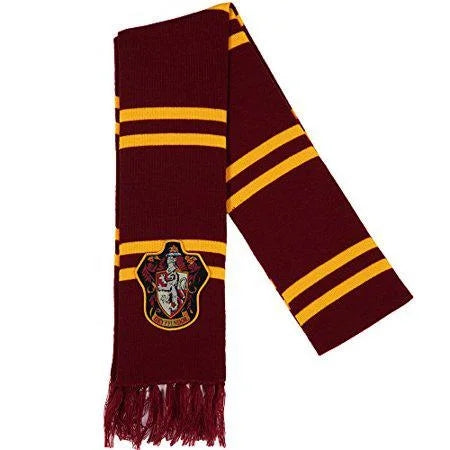 Harry Potter Gryffindor Patch Knit Scarf-1
