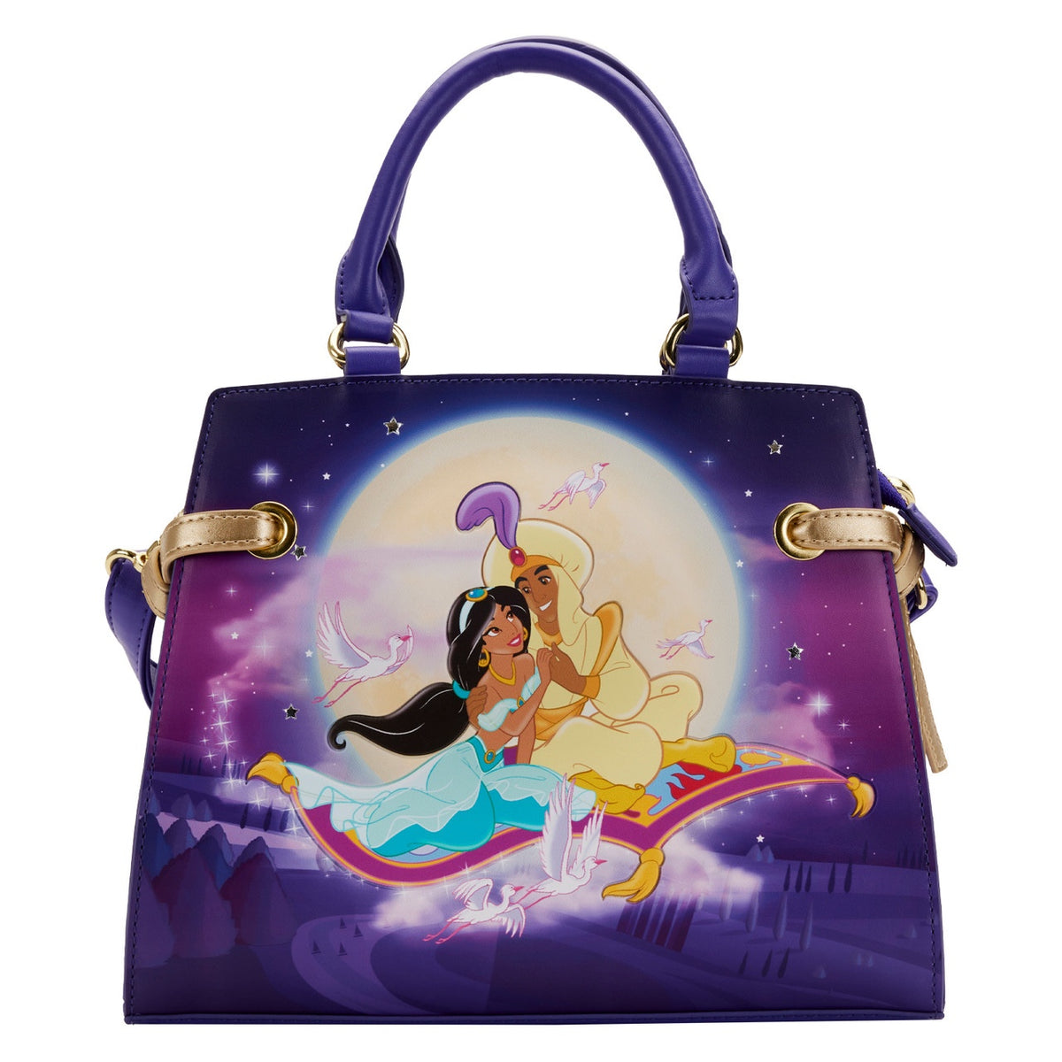 Loungefly Aladdin 30th Anniversary Crossbody Bag-1