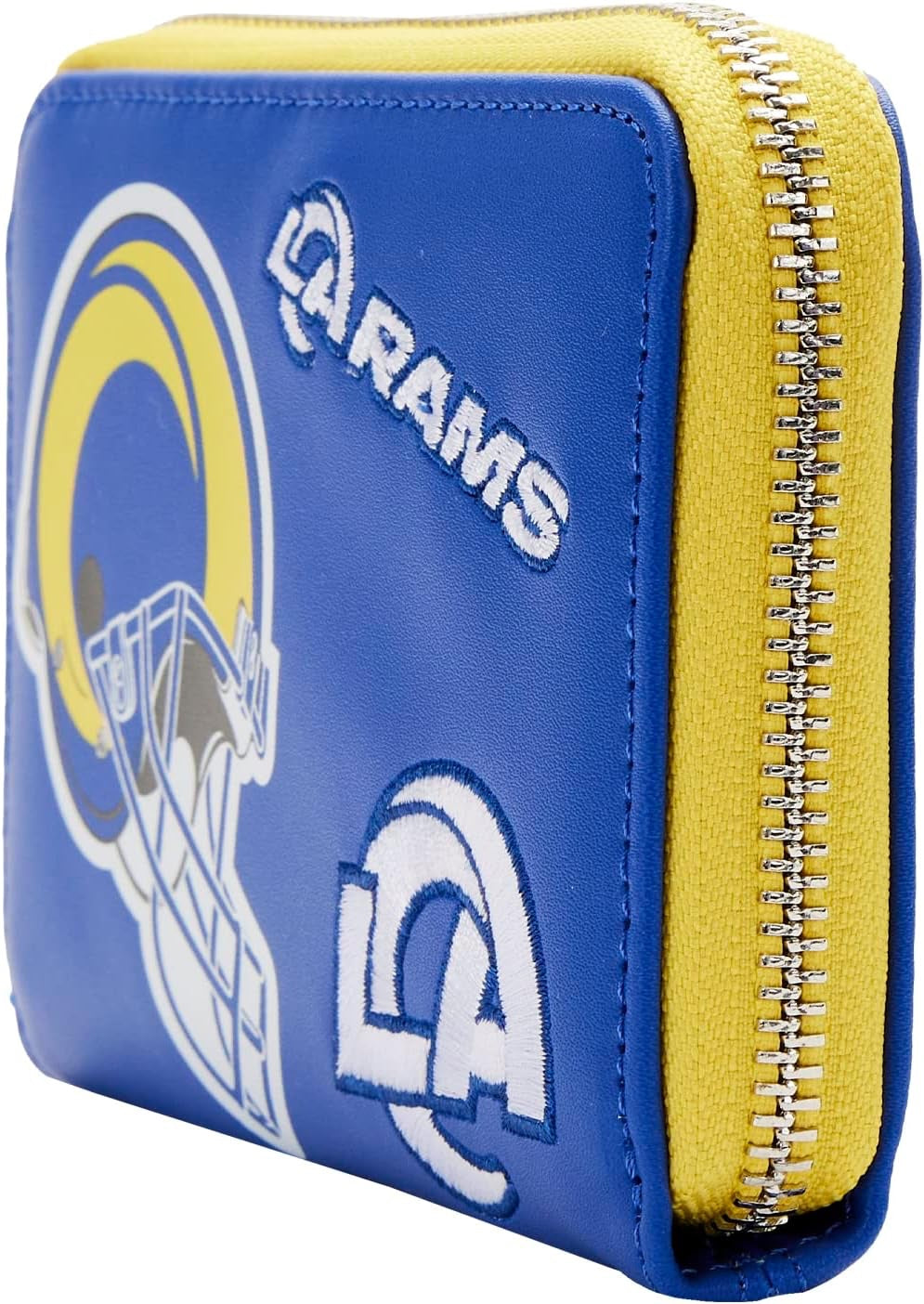 Loungefly NFL Los Angeles Rams Patches Zip-Around Wallet-2