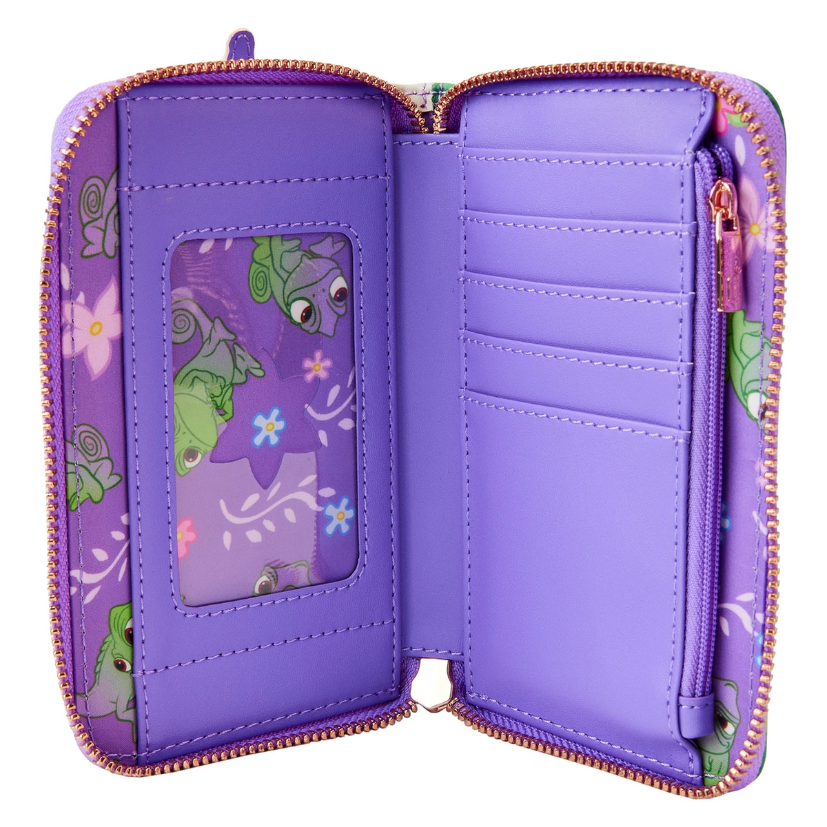 Loungefly Disney Tangled Rapunzel Swinging From Tower Zip-Around Wallet-4