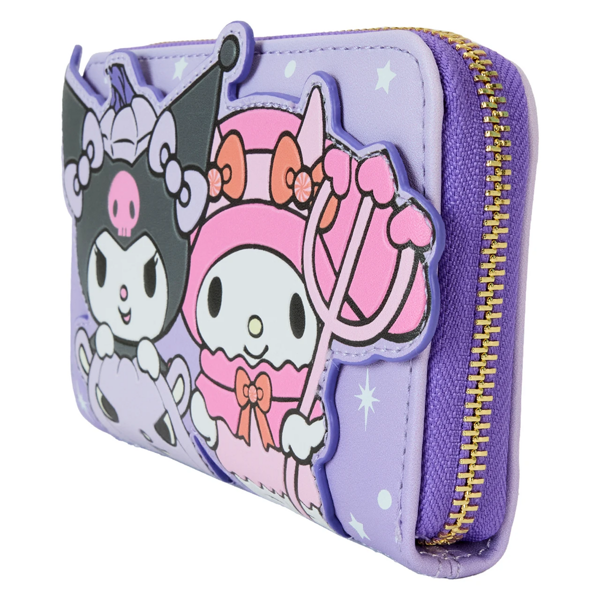 Loungefly Sanrio Kuromi Pumpkin Zip-Around Wallet-zoom-3