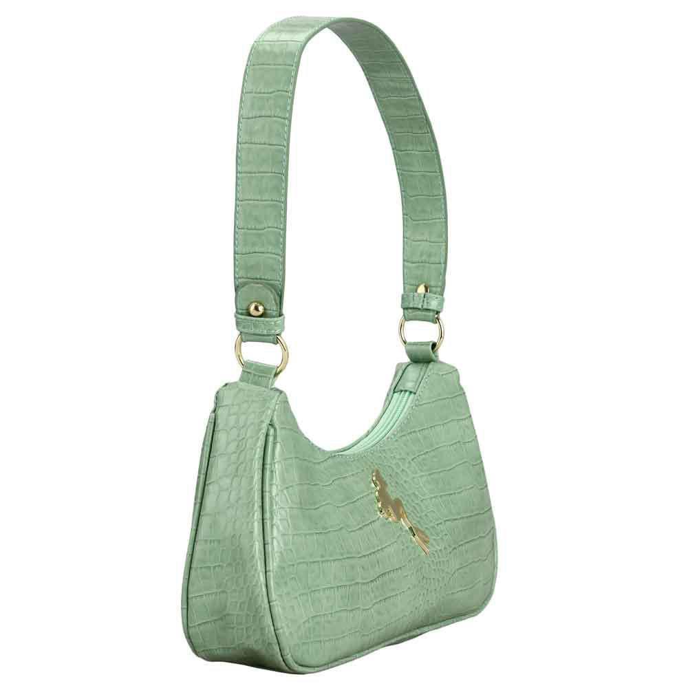 The Little Mermaid Croco Handbag with Ariel Metal Badge-5
