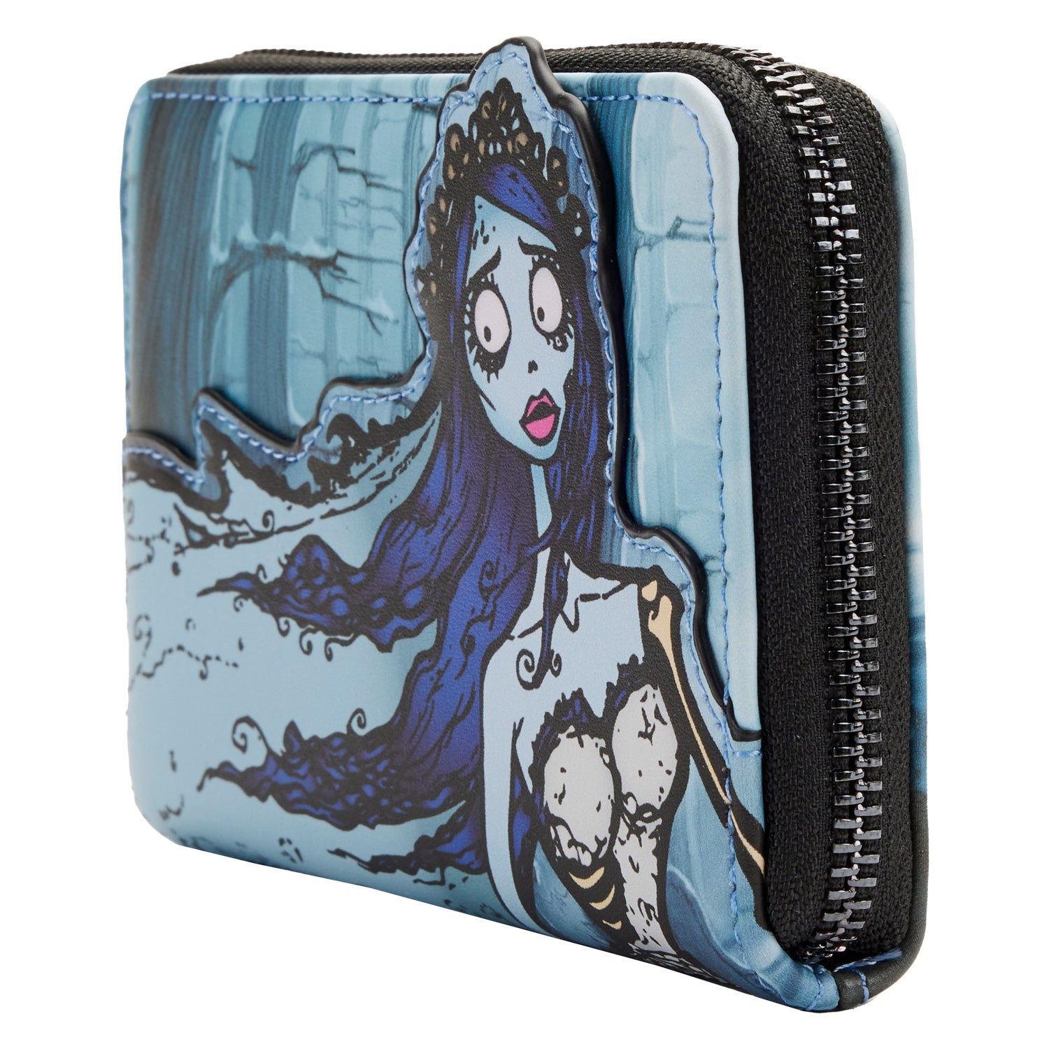 Loungefly Corpse Bride Emily Forest Zip Around Wallet-zoom-4