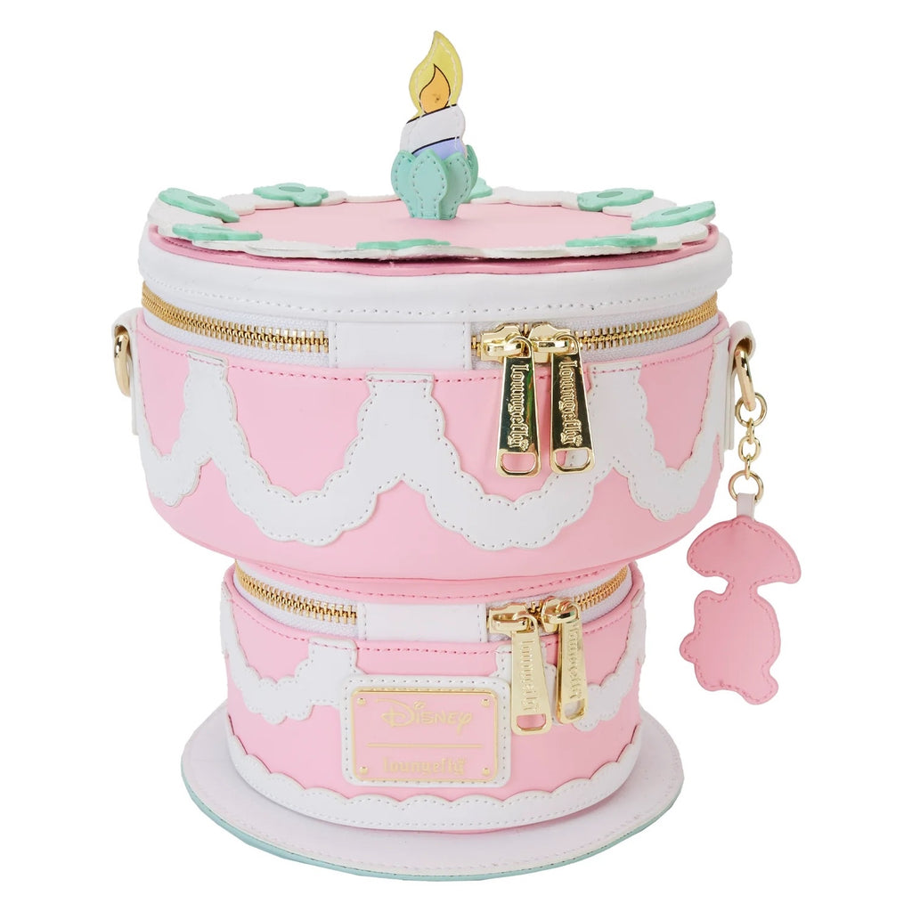 Loungefly Alice in Wonderland Unbirthday Cake Figural Glow Crossbody Bag