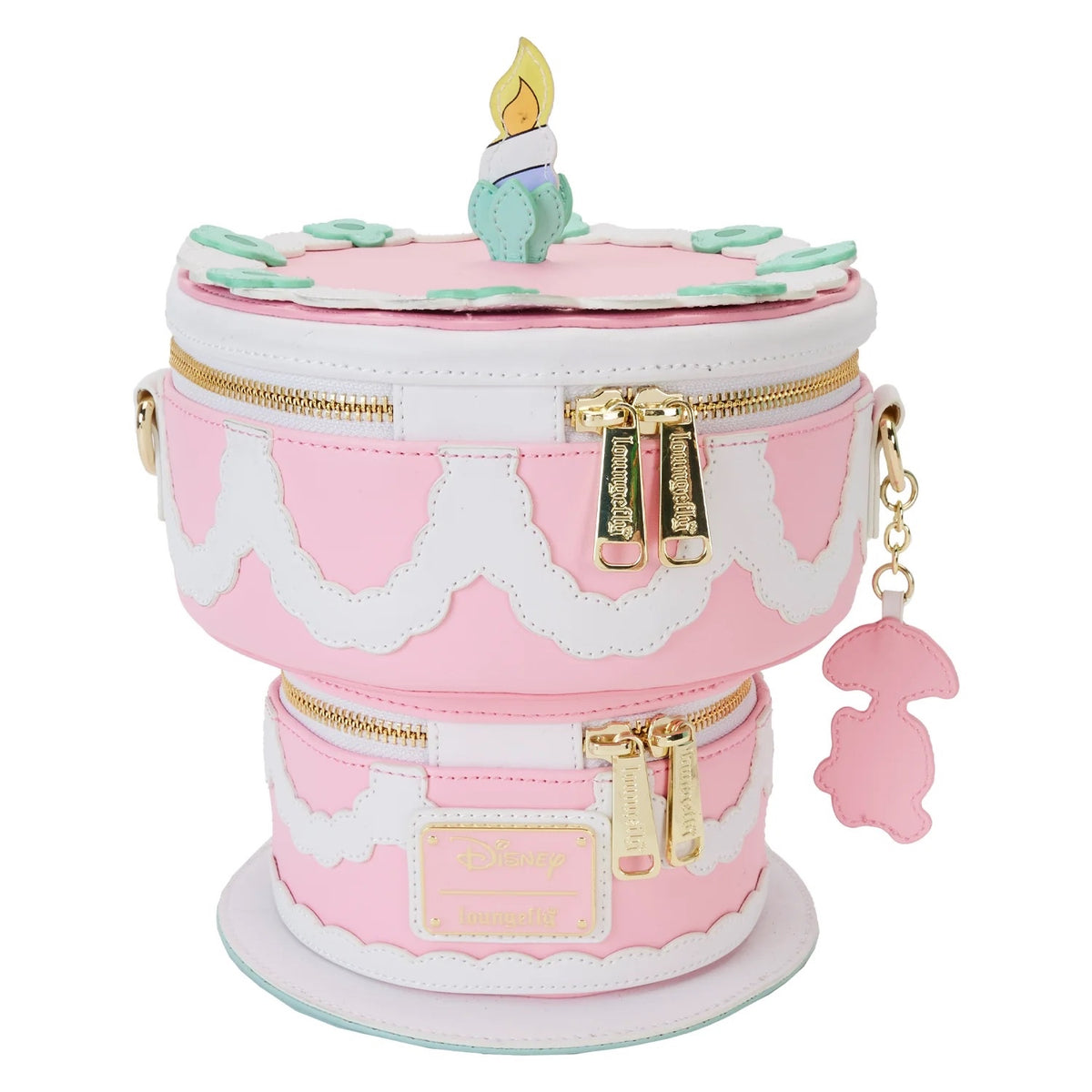 Loungefly Alice in Wonderland Unbirthday Cake Figural Glow Crossbody Bag-zoom-6