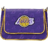 Loungefly NBA Los Angeles Lakers Debossed Logo Crossbody Purse