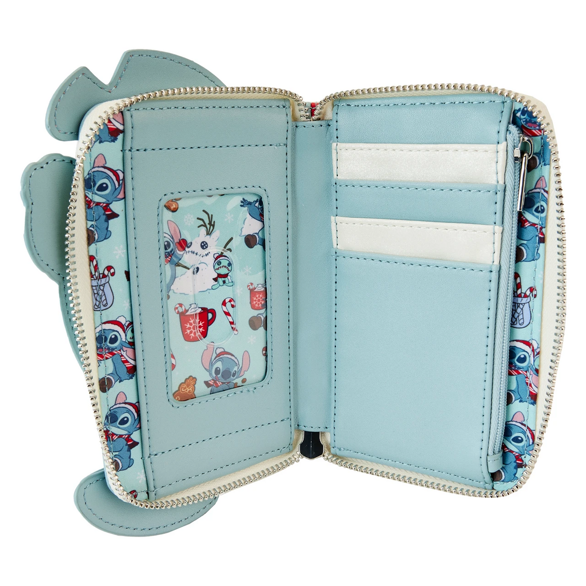 Loungefly Disney Stitch Holiday Cosplay Zip-Around Wallet-4