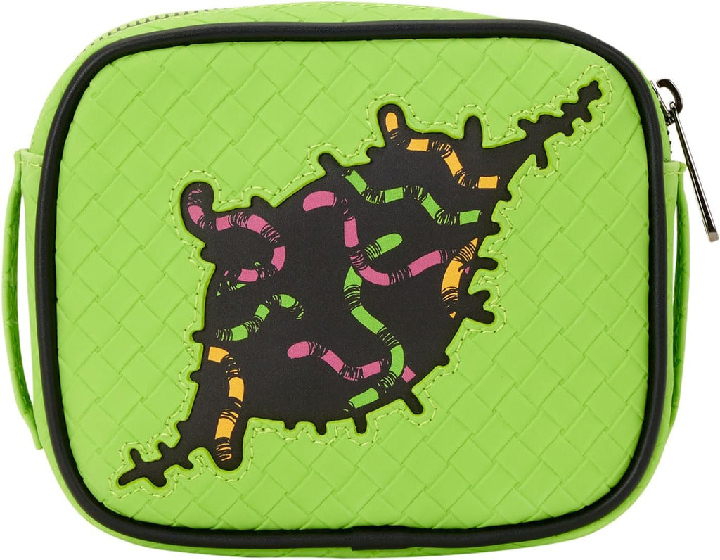 Loungefly Disney The Nightmare Before Christmas Oogie Boogie Glow Crossbuddies Cosplay Crossbody Bag with Coin Bag