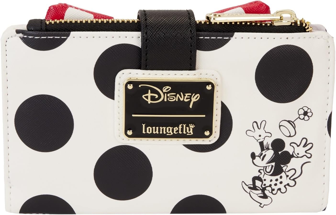Loungefly Disney Minnie Rocks the Dots Classic Flap Wallet