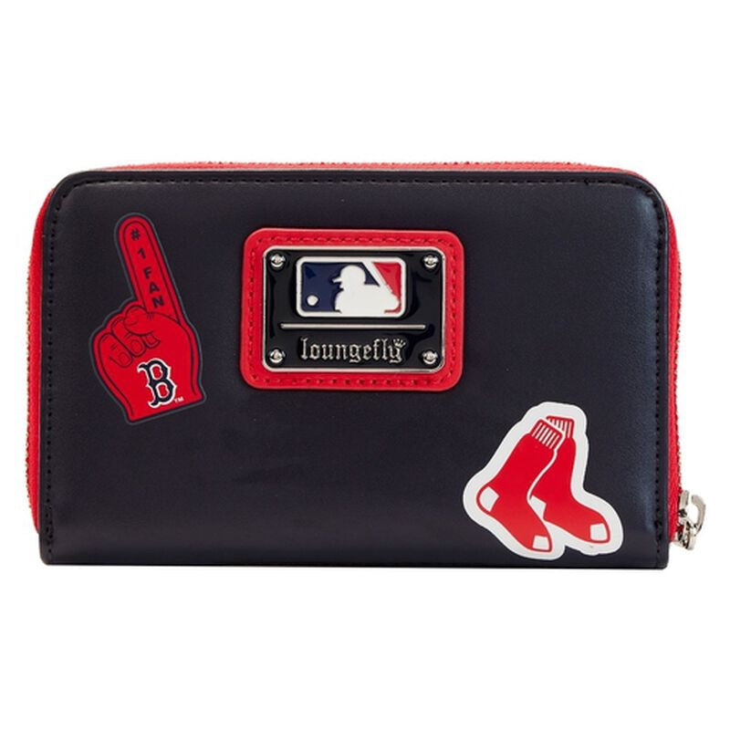 Loungefly MLB Boston Red Sox Patches Zip-Around Wallet-zoom-3