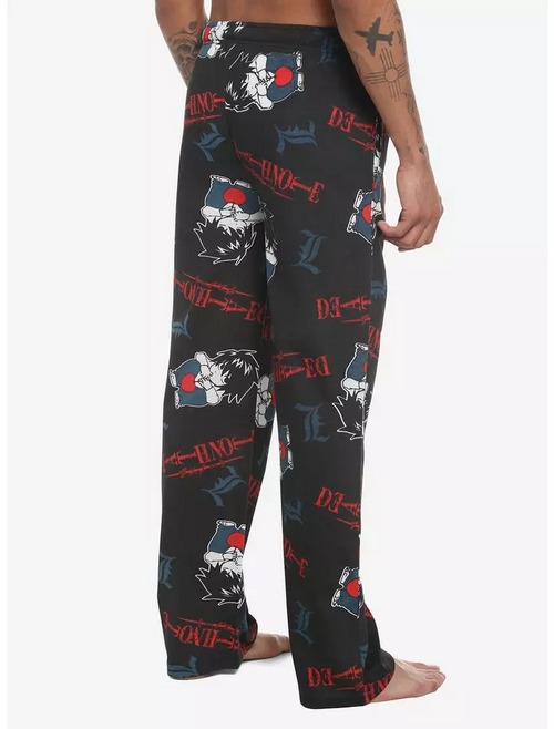 Death Note Chibi L Black Sleep Lounge Pants