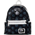 Loungefly NBA Brooklyn Nets Debossed Logo Mini Backpack
