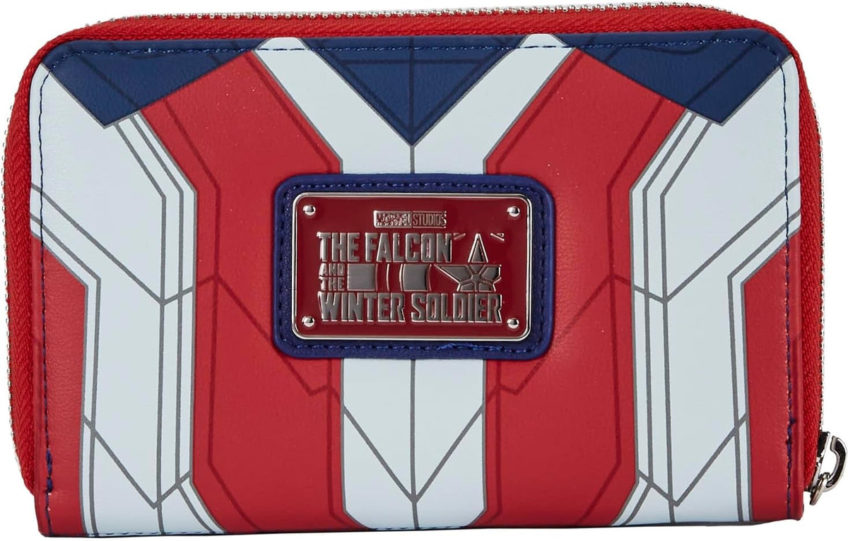 Loungefly Marvel Falcon Captain America Cosplay Zip Around Wallet-3