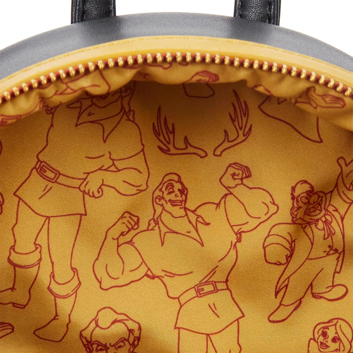 Loungefly Disney Beauty and the Beast Gaston Villains Scene Mini Backpack-zoom-5