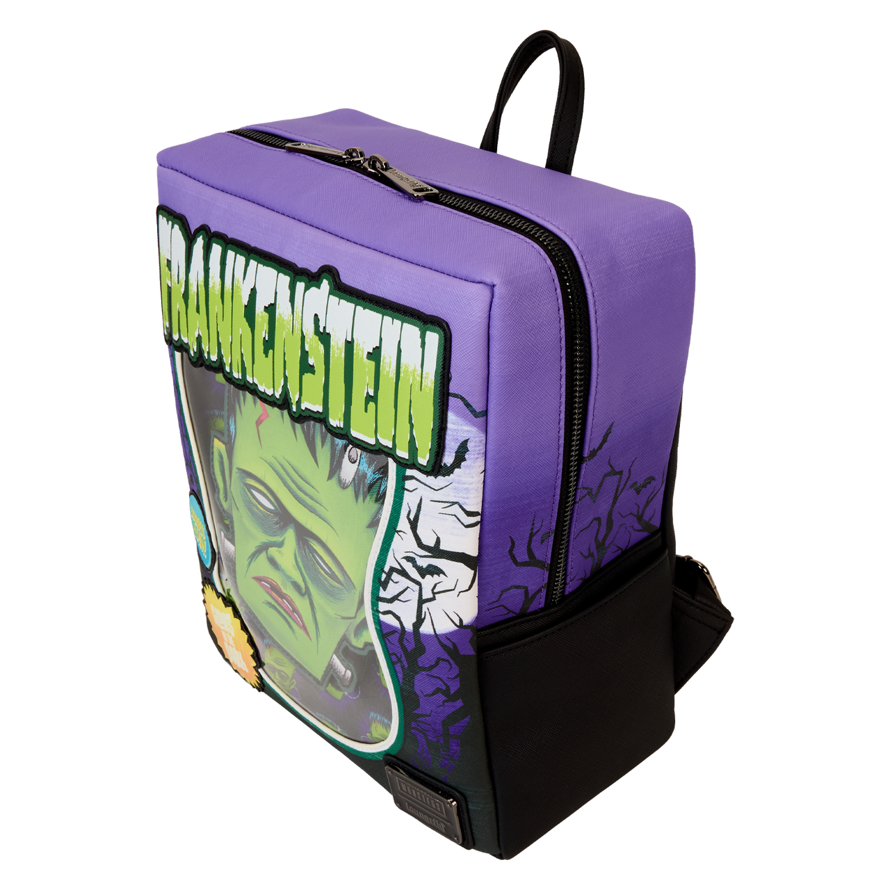 Loungefly Universal Monsters Frankenstein Neon Mask Mini Backpack-2