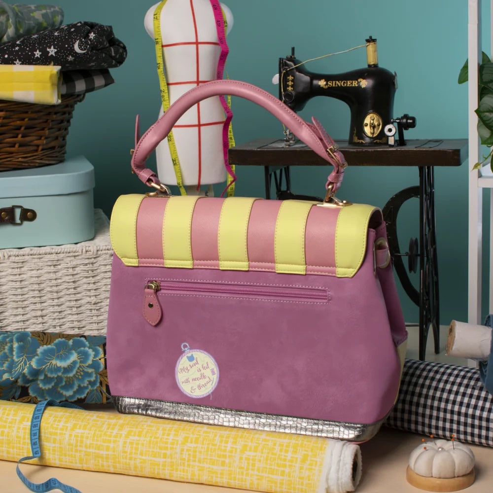 Vendula London Sewing Shop - Raspberry Edition Grace Bag-7