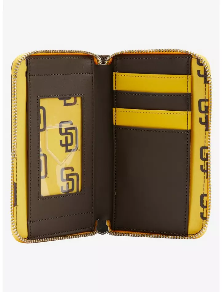 Loungefly MLB San Diego Padres Patches Zip-Around Wallet-zoom-2