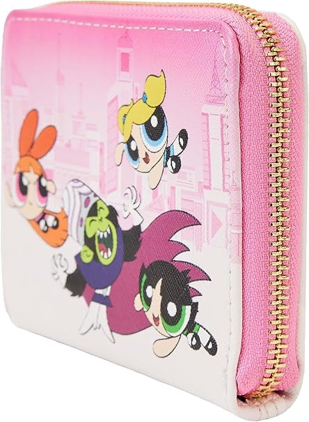 Loungefly Cartoon Network Powerpuff Girls Vs Mojo Jojo Zip-Around Wallet-zoom-2