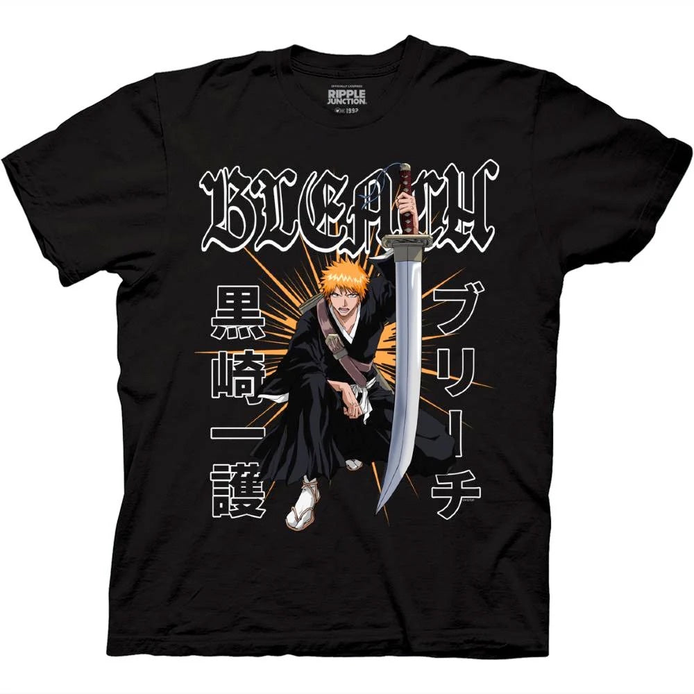 T Shirt Bleach Ichigo Line Art Logo