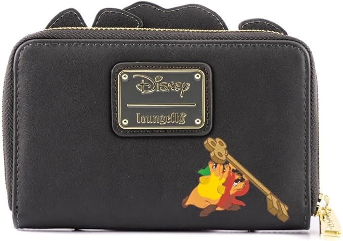 Loungefly Disney Villains Scene Evil Stepmother and Step Sisters Zip Around Wallet-3