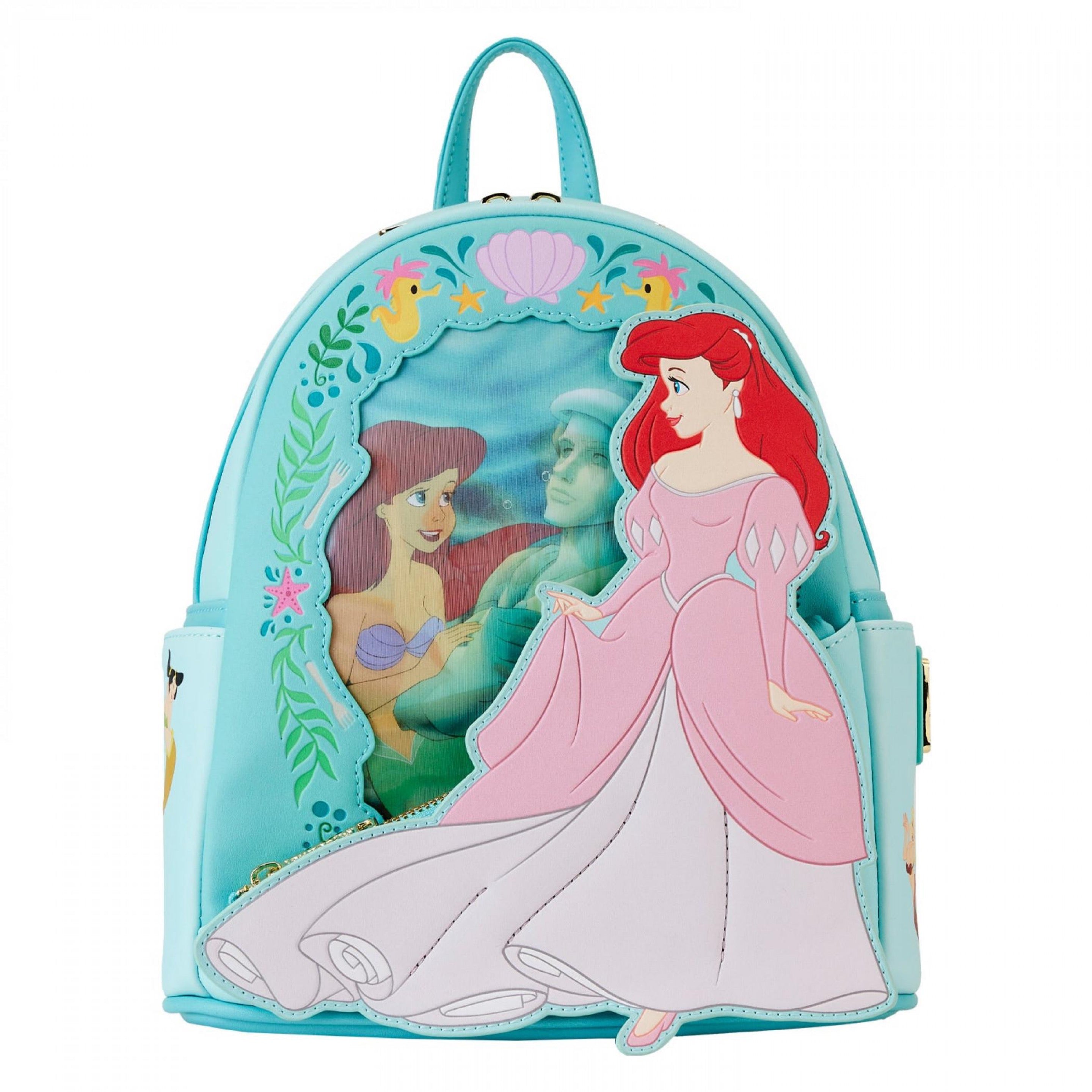 Loungefly The Little Mermaid Lenticular Mini Backpack-zoom-1