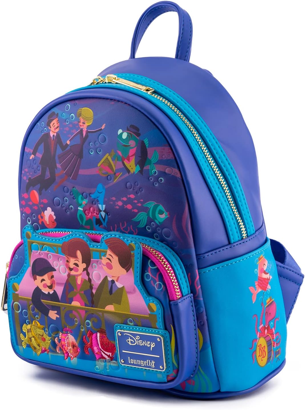 Loungefly Disney Bedknobs and Broomsticks Beautiful Briny Ballroom mini backpack-6