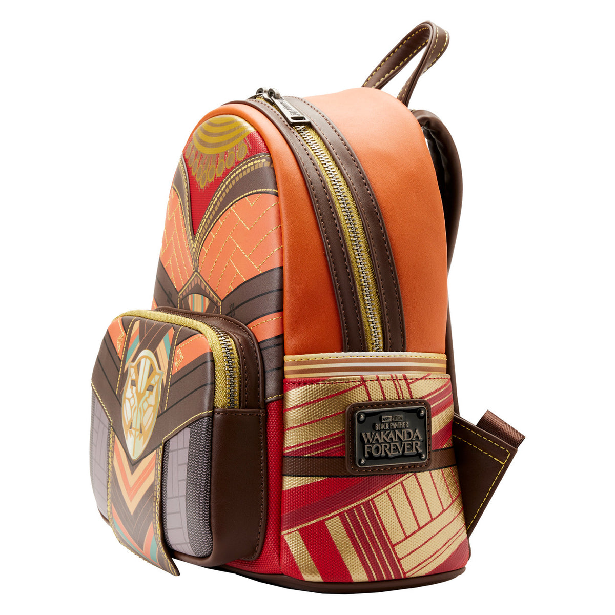 Loungefly Black Panther Wakanda Forever Okoye Cosplay Mini Backpack-zoom-3
