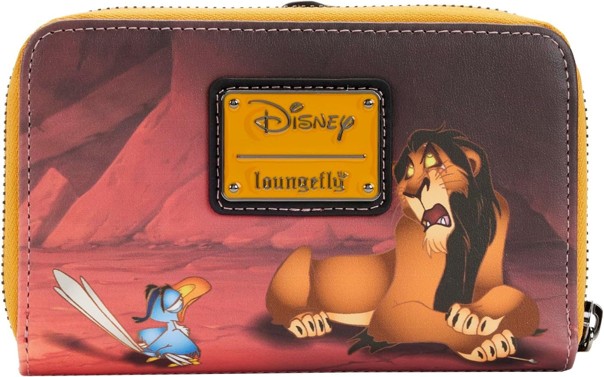 Loungefly Disney Lion King Villains Scene Scar Zip-Around Wallet