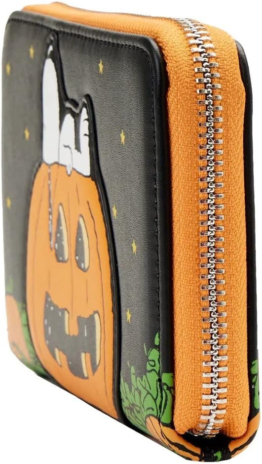 Loungefly Peanuts Great Pumpkin Snoopy Zip-Around Wallet-4