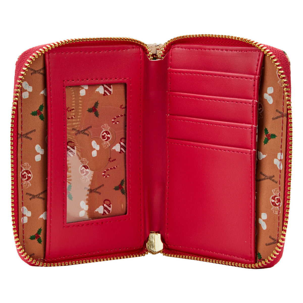Loungefly Disney Hot Cocoa Mugs AOP Christmas Characters Zip Around Wallet-zoom-3