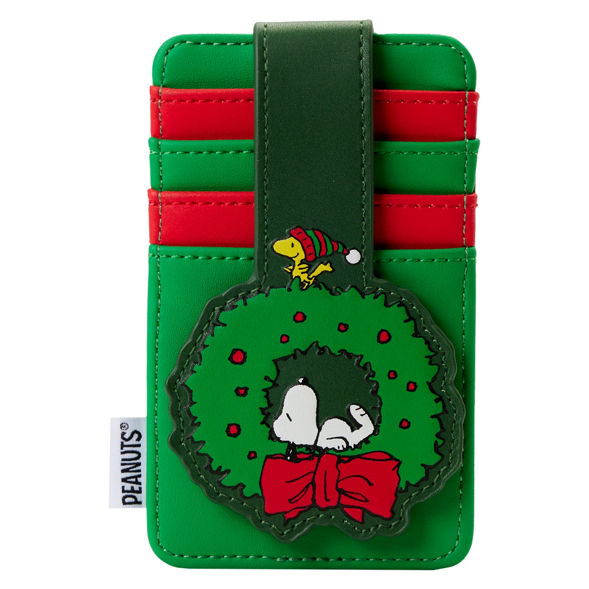 Loungefly Peanuts Snoopy Woodstock Wreath Card Holder-1