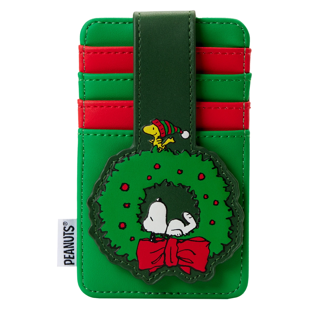 Loungefly Peanuts Snoopy Woodstock Wreath Card Holder