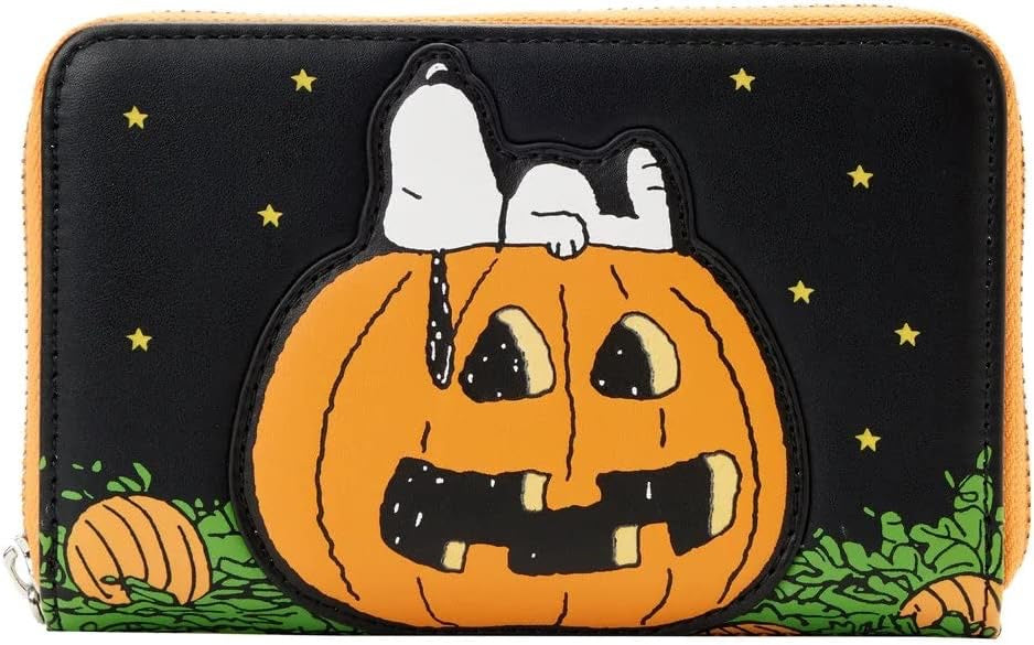 Loungefly Peanuts Great Pumpkin Snoopy Zip-Around Wallet-1