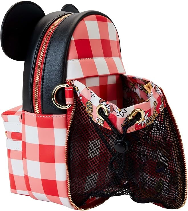 Loungefly Disney Minnie Mouse Cup Holder Crossbody-4