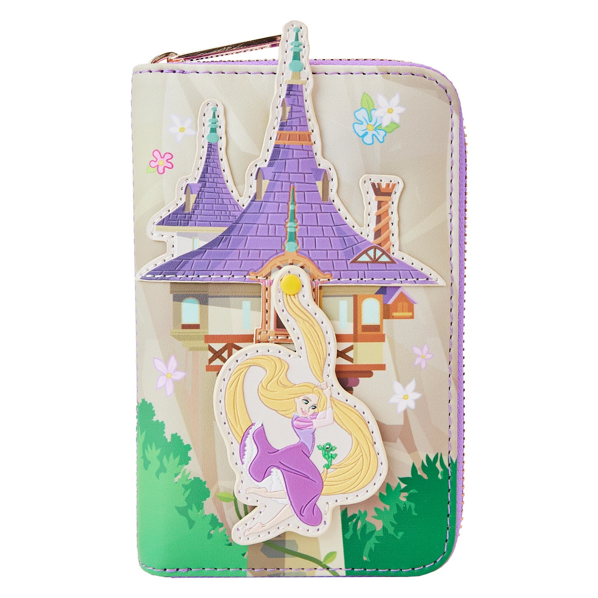 Loungefly Disney Tangled Rapunzel Swinging From Tower Zip-Around Wallet-zoom-1