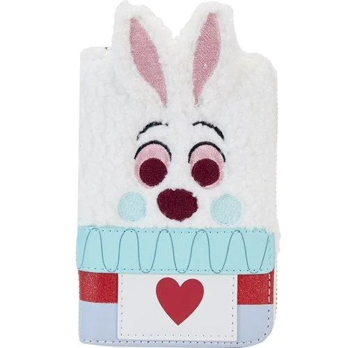 Loungefly Disney Alice in Wonderland White Rabbit Cosplay Zip-Around Wallet-zoom-1
