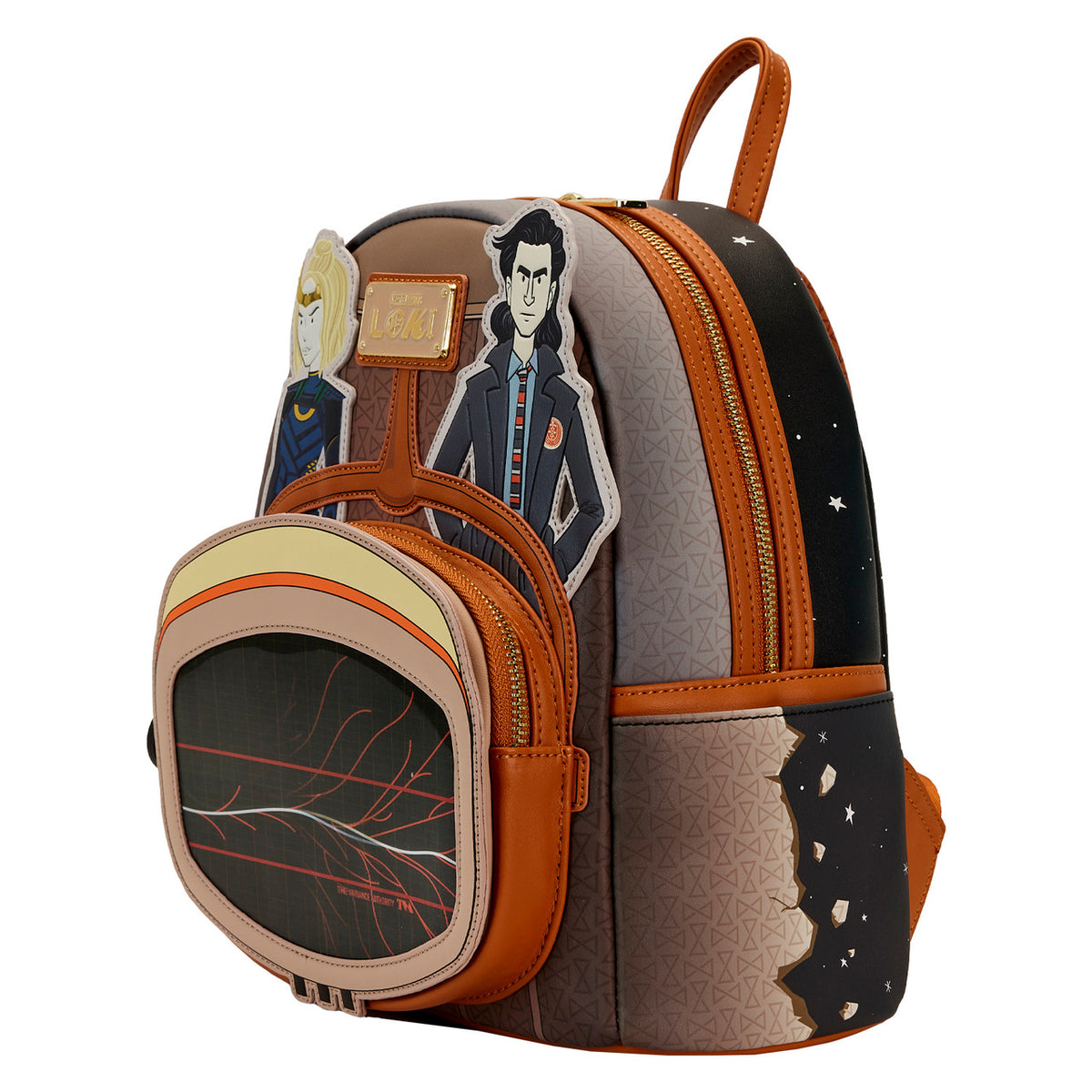 Loungefly Marvel Loki TVA Lenticular Multiverse Mini Backpack-zoom-6