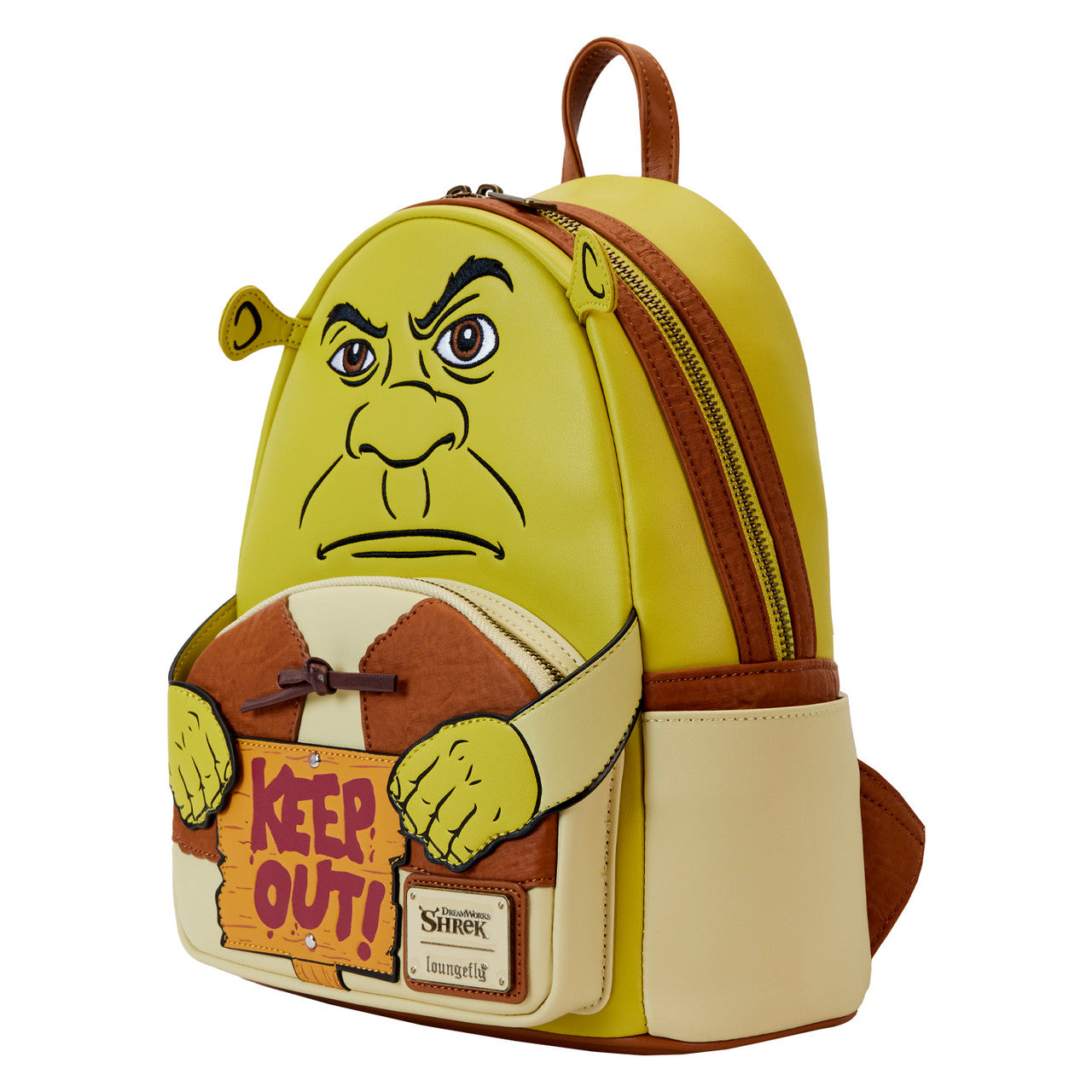 Loungefly Shrek Keep Out Cosplay Mini Backpack