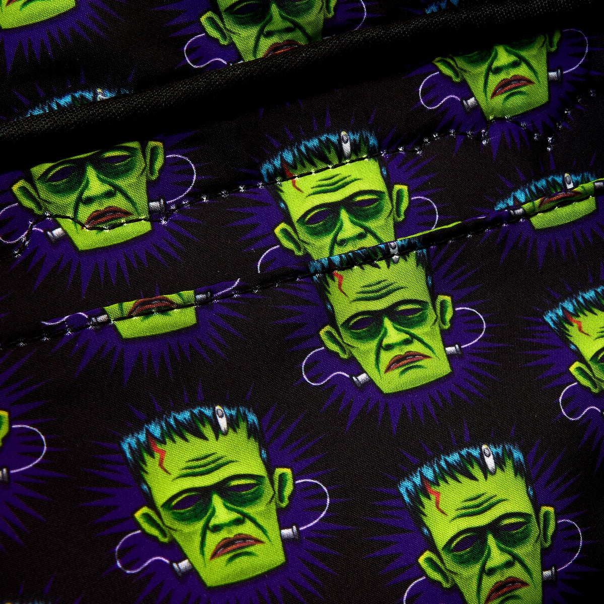Loungefly Universal Monsters Frankenstein Neon Mask Mini Backpack-3