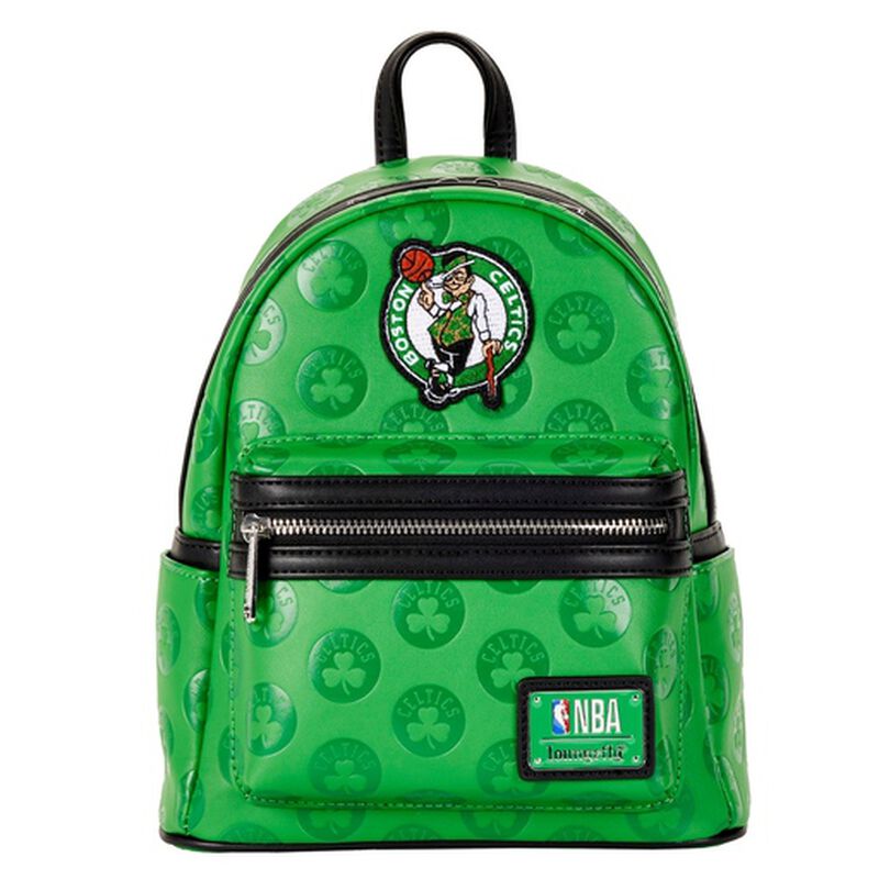 Loungefly NBA Boston Celtics Debossed Logo Mini Backpack-zoom-1