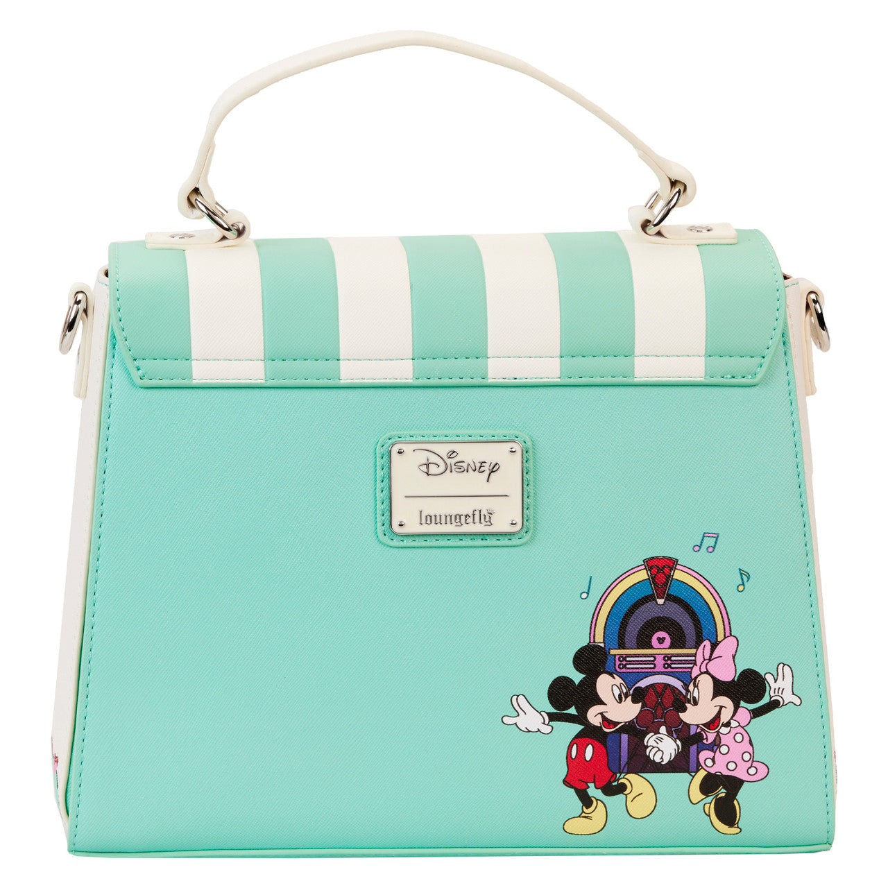 Loungefly Mickey & Minnie Date Night Diner Crossbody Bag-zoom-5