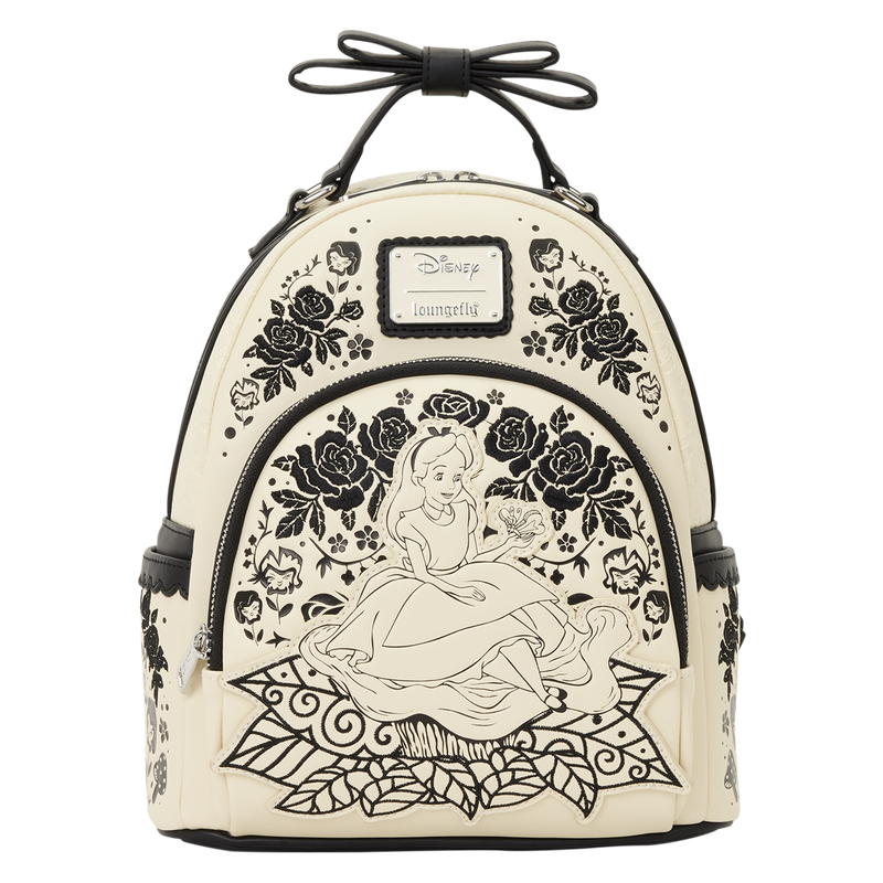 Loungefly Alice in Wonderland Floral Mini Backpack-1