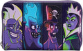 Loungefly Disney Villains In the Dark Zip-Around Wallet