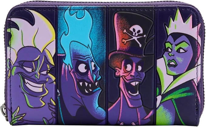 Loungefly Disney Villains In the Dark Zip-Around Wallet-zoom-1